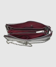 Tracolla Verde 16-0008085 Nero - Crossbody Borsa Crossbody Nero Verde. La tracol