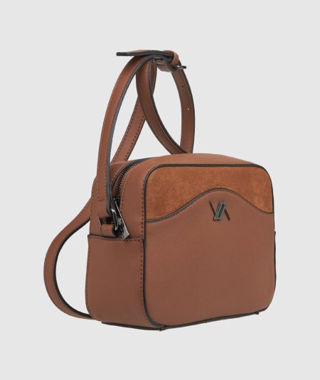 Tracolla Verde 16-0008090 Nero - Crossbody Borsa Crossbody Nero Verde. Minimalis