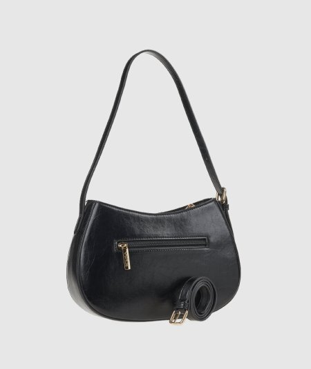 Borsa a Spalla Verde 16-0008122 Nero - Shoulder Bag Shoulder Bag Nero Verde. Rig