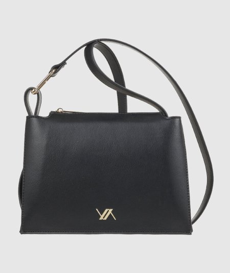 Tracolla Verde 16-0008128 Nero - Crossbody Borsa Crossbody Nero Verde. Semplicit