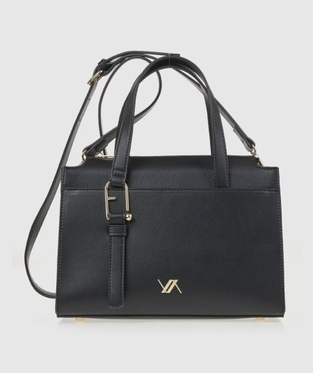 Borsa Tote Verde 16-0008129 Nero - Shopper Tote Bag Nero linea Verde. Maxiborsa