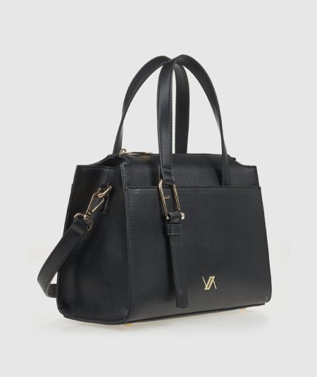 Borsa Tote Verde 16-0008129 Nero - Shopper Tote Bag Nero linea Verde. Maxiborsa