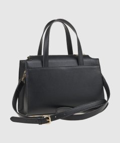 Borsa Tote Verde 16-0008129 Nero - Shopper Tote Bag Nero linea Verde. Maxiborsa