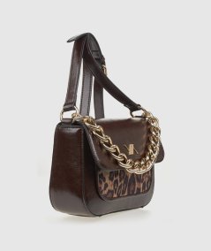 Tracolla Verde 16-0008139 Nero - Crossbody Borsa Crossbody Nero Verde. La tasca