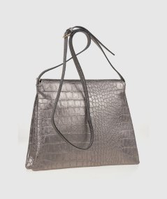 Tracolla Verde 16-0008155 Nero - Crossbody Borsa Crossbody Nero Verde. La pochet