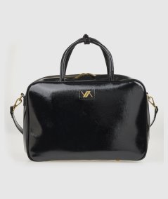 Borsa Tote Verde 16-0008172 Nero - Shopper Tote Bag Nero linea Verde. Compatta e