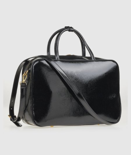 Borsa Tote Verde 16-0008172 Nero - Shopper Tote Bag Nero linea Verde. Compatta e