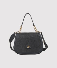 Tracolla Verde 16-0008176 Nero - Crossbody Borsa Crossbody Nero Verde. La daily