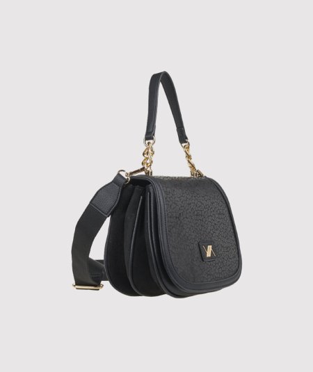 Tracolla Verde 16-0008176 Nero - Crossbody Borsa Crossbody Nero Verde. La daily