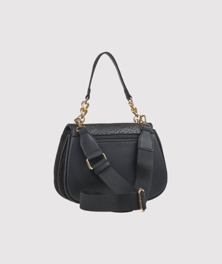 Tracolla Verde 16-0008176 Nero - Crossbody Borsa Crossbody Nero Verde. La daily