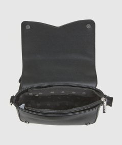 Tracolla Verde 16-0008187 Nero - Crossbody Borsa Crossbody Nero Verde. Moderna e