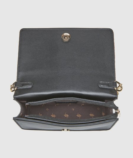 Tracolla Verde 16-0008263 Nero - Crossbody Borsa Crossbody Nero Verde. Indispens