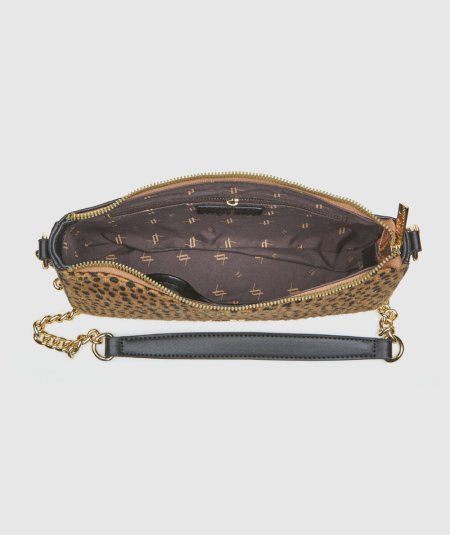 Tracolla Verde 16-0008264 Nero - Crossbody Borsa Crossbody Nero Verde. Eleganza