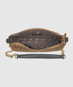 Tracolla Verde 16-0008264 Nero - Crossbody Borsa Crossbody Nero Verde. Eleganza