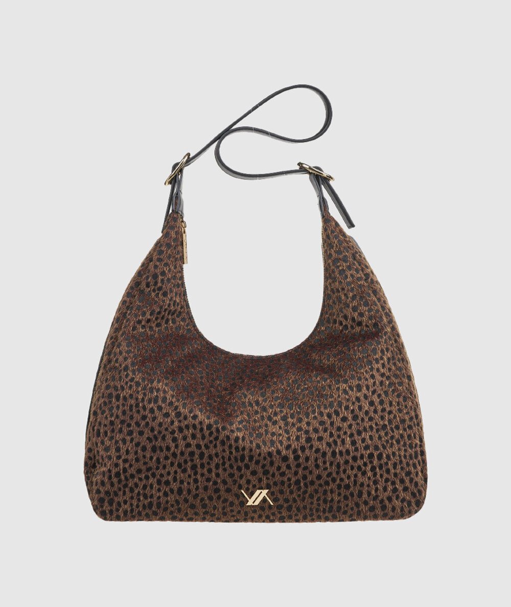 Borsa a Spalla Verde 16-0008265 Maculato - Shoulder Shoulder Bag Maculato Verde.