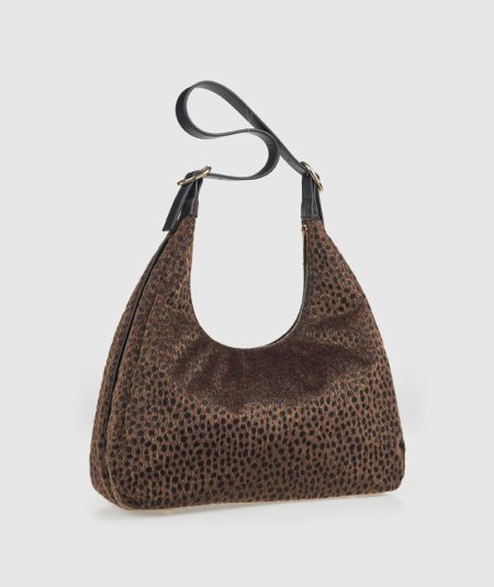 Borsa a Spalla Verde 16-0008265 Maculato - Shoulder Shoulder Bag Maculato Verde.