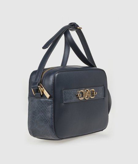 Tracolla Verde 16-0008269 Nero - Crossbody Borsa Crossbody Nero Verde. Il must-h