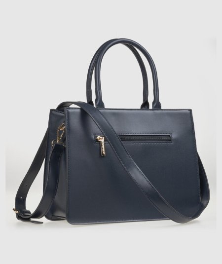 Borsa Tote Verde 16-0008270 Nero - Shopper Tote Bag Nero linea Verde. Eleganza f