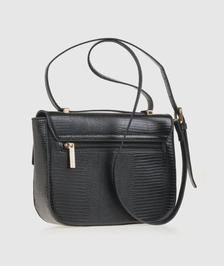 Tracolla Verde 16-0008272 Nero - Crossbody Borsa Crossbody Nero Verde. Minimal c