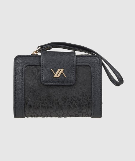 Portafoglio Nero Verde Fashion 18-0001547