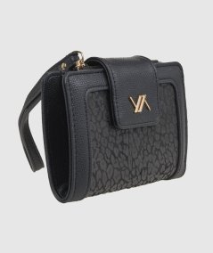 Portafoglio Nero Verde Fashion 18-0001547