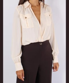 Body Donna Relish Facilis Beige Birch Scollo Incrociato - RDA2503006024