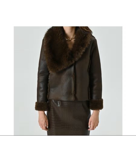 Giubbino Sfiancato Cioccolato Rinascimento | Look Casual Chic