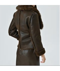 Giubbino Sfiancato Cioccolato Rinascimento | Look Casual Chic