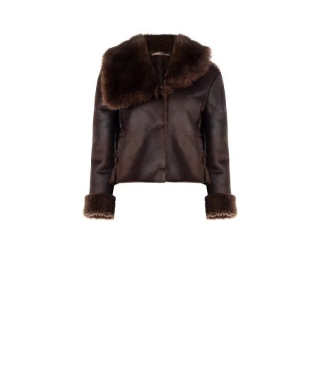 Giubbino Sfiancato Cioccolato Rinascimento | Look Casual Chic