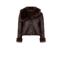 Giubbino Sfiancato Cioccolato Rinascimento | Look Casual Chic