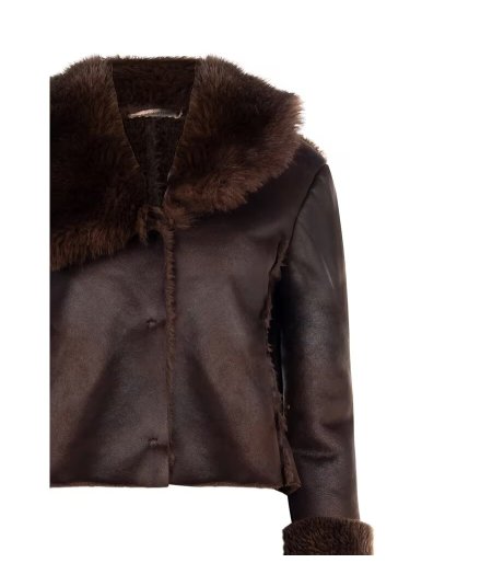 Giubbino Sfiancato Cioccolato Rinascimento | Look Casual Chic