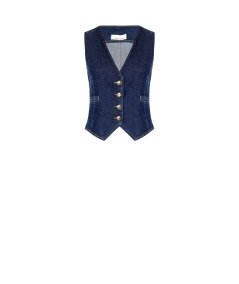 Gilet Blu a 3 Bottoni Rinascimento | Stile Sartoriale