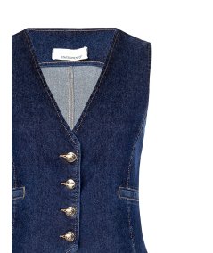 Gilet Blu a 3 Bottoni Rinascimento | Stile Sartoriale