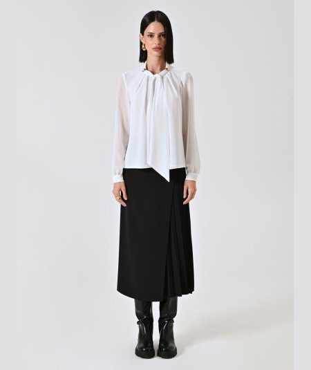 Blusa Sfiancata Elegante Rinascimento | Ampia Scelta Colori