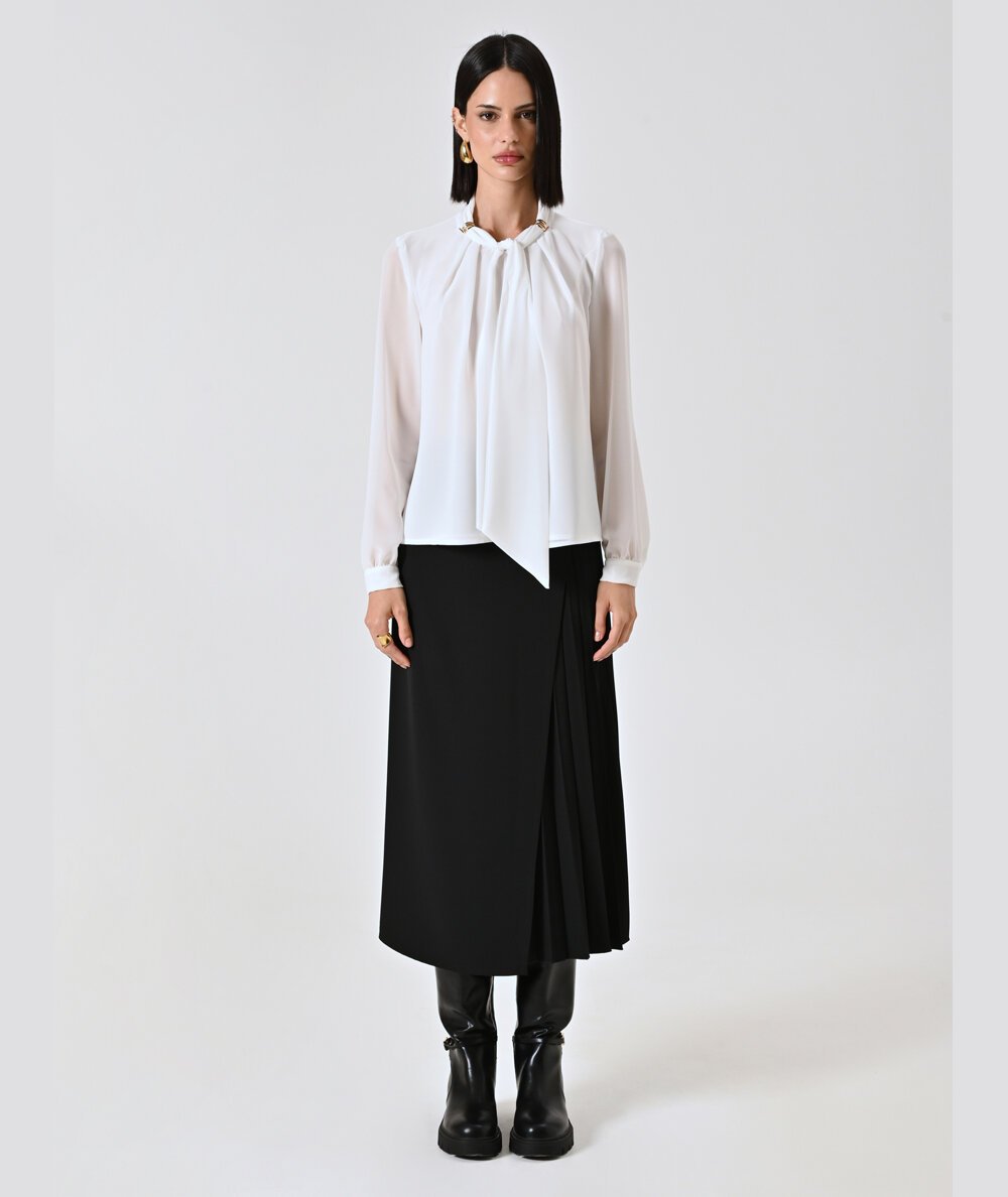 Blusa Sfiancata Elegante Rinascimento | Ampia Scelta Colori