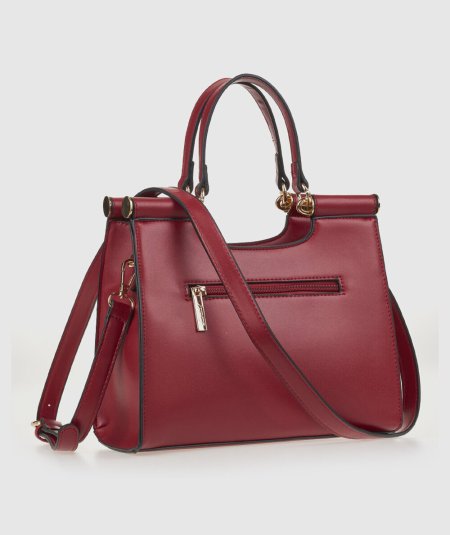 Borsa Tote Rosso Verde Fashion 16-0008279