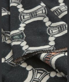 Sciarpa Nero Verde Fashion 06-0001305