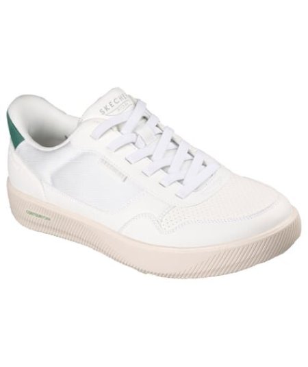 Skechers Arch Fit Court Break Komforta Uomo Bianco Verde Sneakers