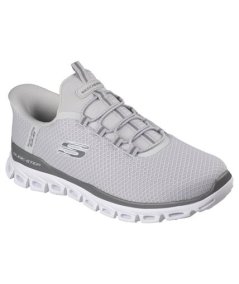 Skechers Glide-Step Noxus Uomo Grigio Sneakers Slip-On