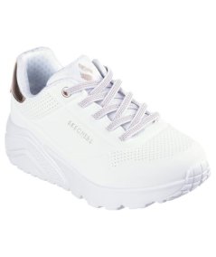 Skechers Uno Lite Donna Nere Sneakers Comfort Total Black