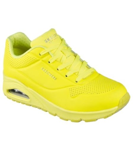 Skechers Uno Night Shades Donna Rosa Fluo Sneakers Neon