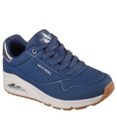 Skechers Uno Golden Air Donna Navy Sneakers Dettagli Oro