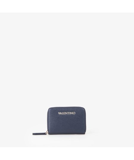 Portafoglio Zip Valentino Zero Re Blu Notte