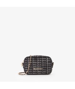 Camera Bag Valentino Tweed Panna Multicolore