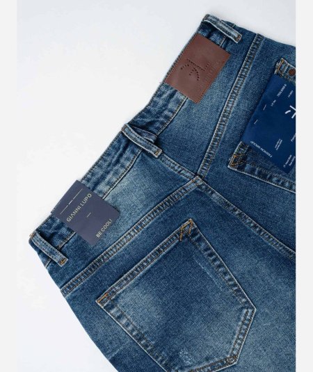 Jeans Uomo Gianni Lupo Lavaggio Blu - GL6301Q