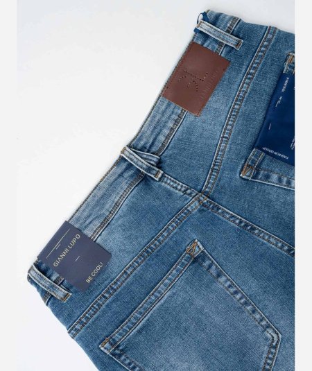 Jeans Uomo Gianni Lupo Lavaggio Blu - GL6307Q