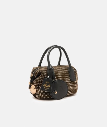 Liu Jo Borsa Bowler Piccola Nera - AF5028J4638