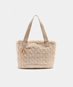 Liu Jo Borsa Tote Grande Neutro/Nero - AF5154E0305