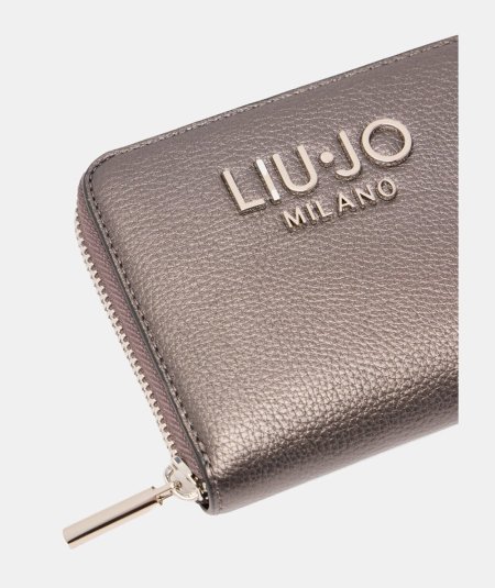 Liu Jo Portafoglio Zip Around Medio ECS Nero - AF5156E0058