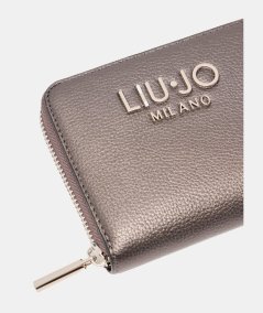 Liu Jo Portafoglio Zip Around Medio ECS Nero - AF5156E0058